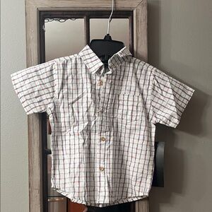 Kids Checkered Short Sleeve Shirt